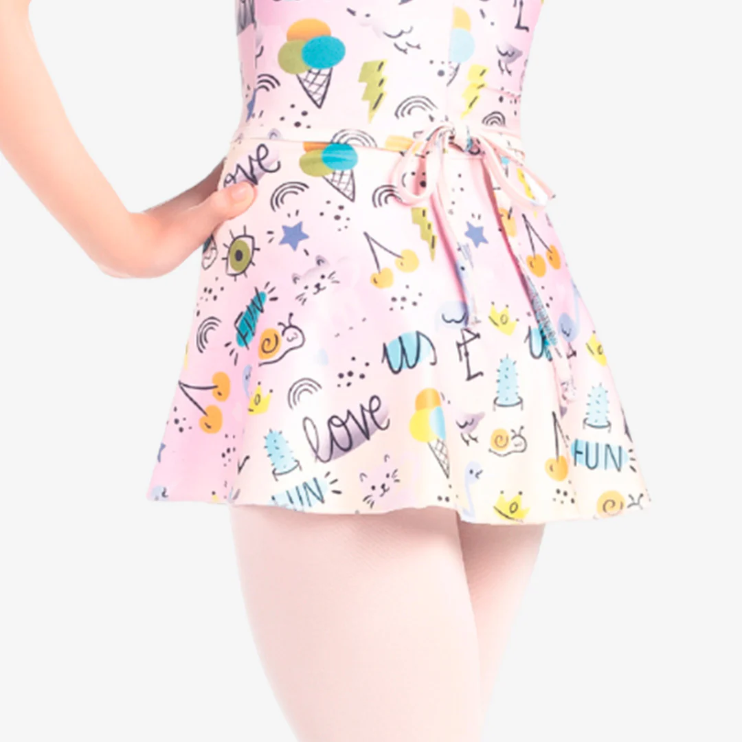 BE YOU® Playtime Pastel's Kid's Wrap Skirt - L2093 - Image 2