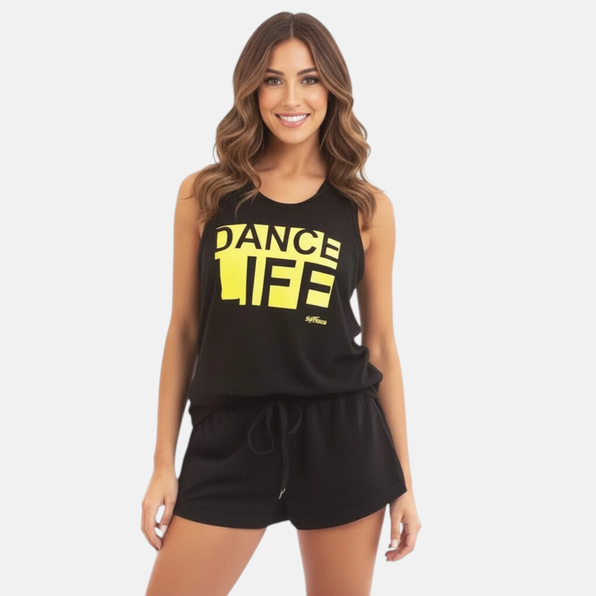 Jessy Hoodie Romper - D371 - Image 3